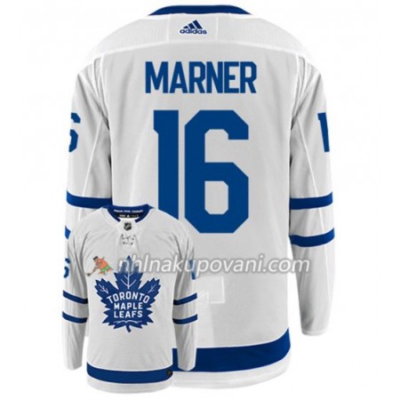 Toronto Maple Leafs Dresy MITCHELL MARNER 16 Adidas Bílá Authentic - Pánské